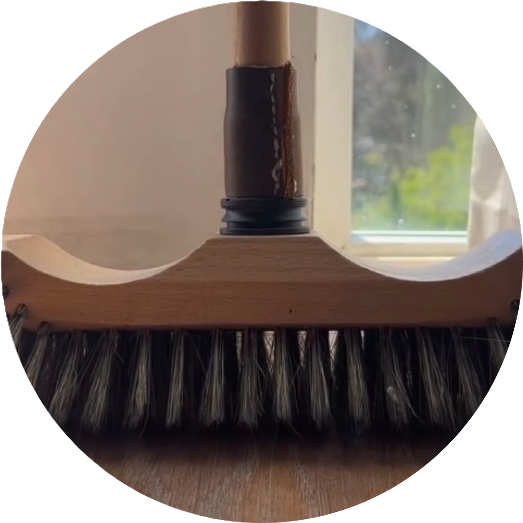 Beautiful broom for a good aesthetic home